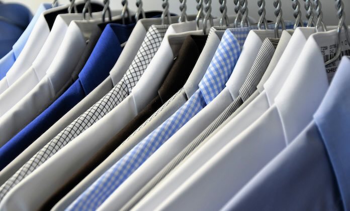 Shirts hanging