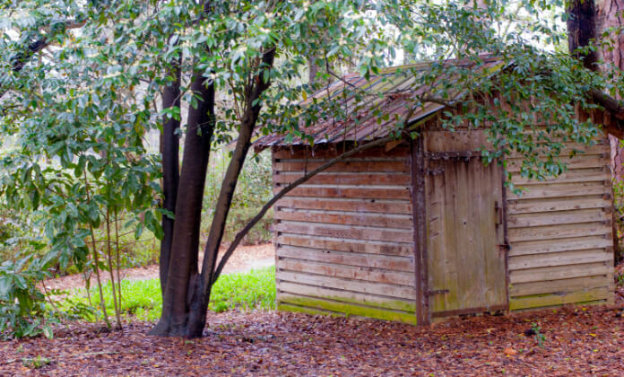 Garden shed storage