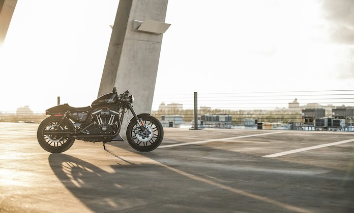 harley davidson outside